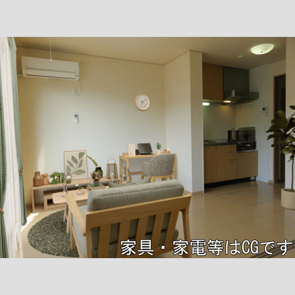 居室・リビング (家具・家電等はCGです)