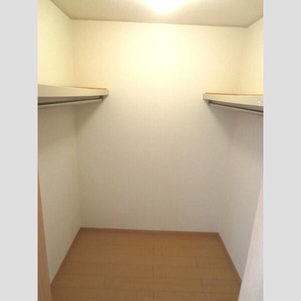 収納 (ウォークインクローゼットです)