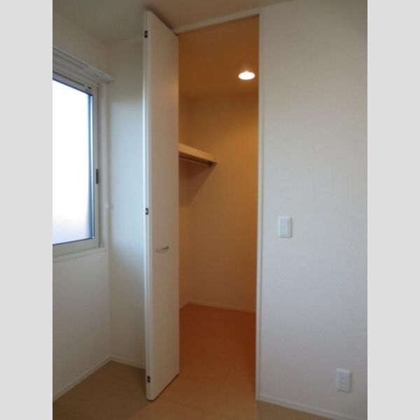 収納 (ウォークインクローゼットです)