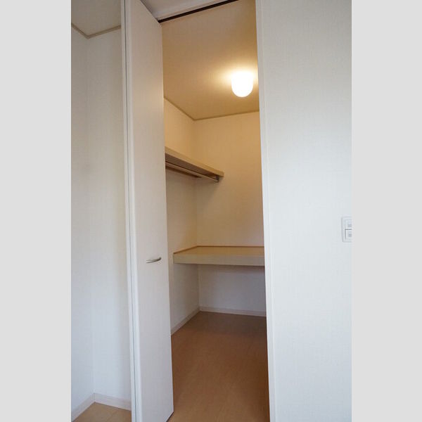 収納 (ウォークインクローゼットです)