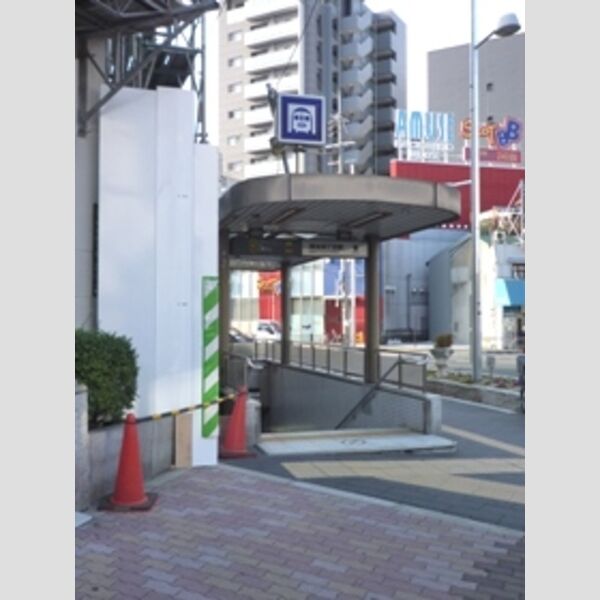 現地周辺 (地下鉄長堀鶴見緑地蒲生四丁目駅・今里筋線蒲生四丁目駅4番出入口)