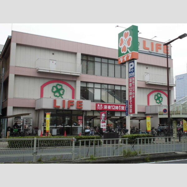 現地周辺 (ライフ深江橋店)