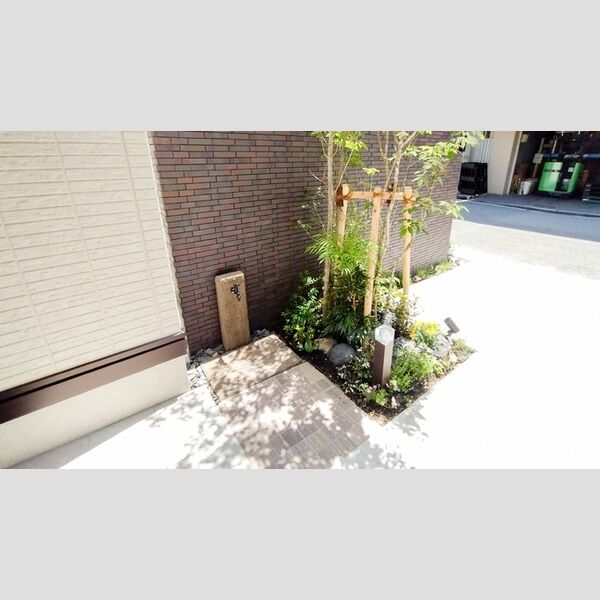 現地周辺 (ペット足洗い場)