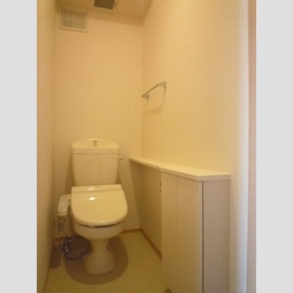 収納 (トイレには収納棚が付いてます♪)