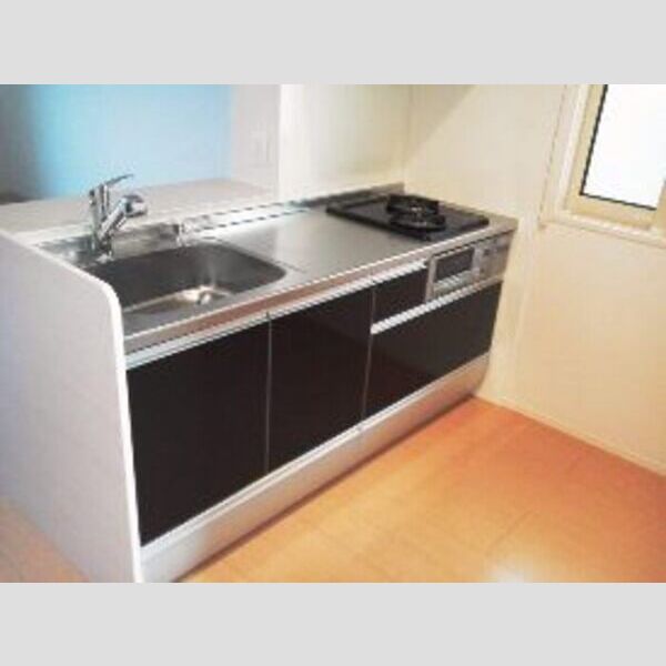 キッチン (①システムキッチン(2口ガス　グリル付))