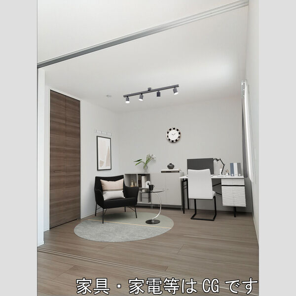 居室・リビング (家具‧家電はCGです)