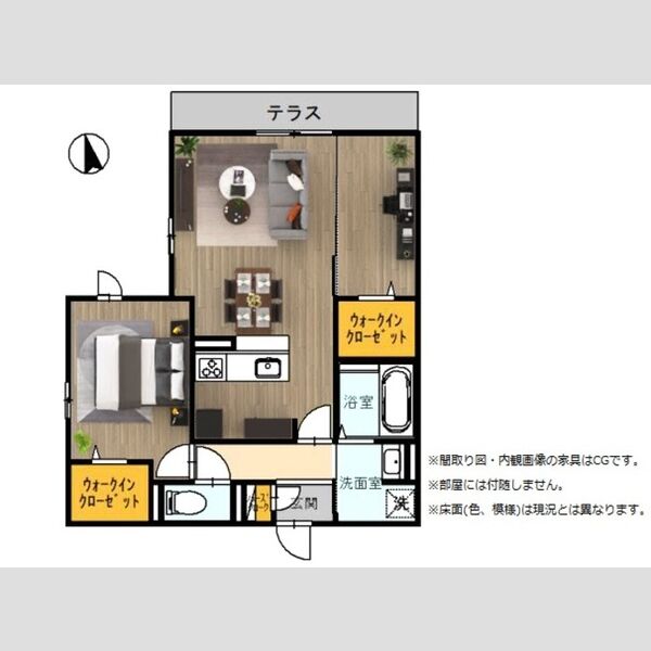 居室・リビング (フロアマップ)