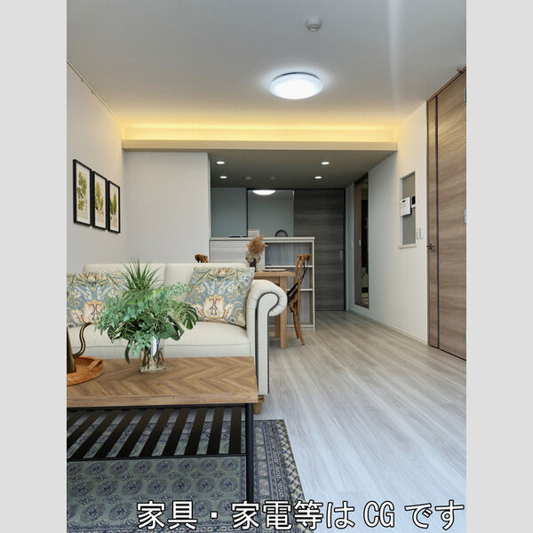 居室・リビング (家具家電はCGです)