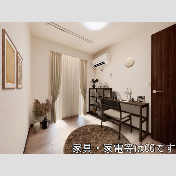 居室・リビング (家具/家電はCGです)