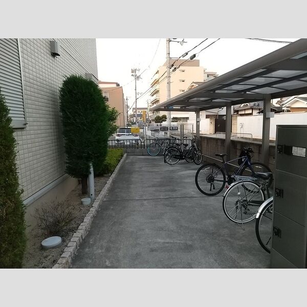 現地周辺 (駐輪場)