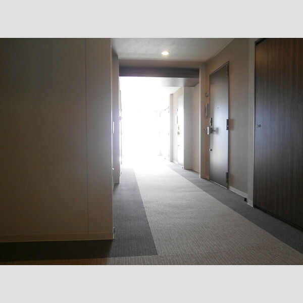 現地周辺 (各階共用廊下)