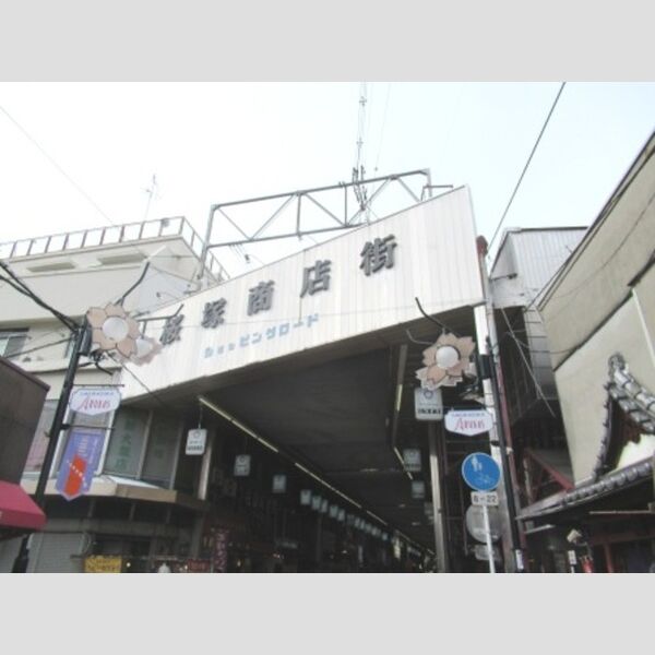 現地周辺 (桜塚商店街)