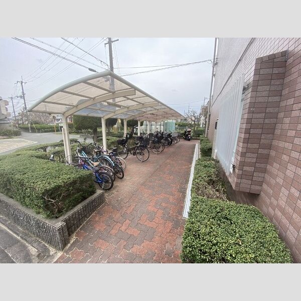 現地周辺 (駐輪場)