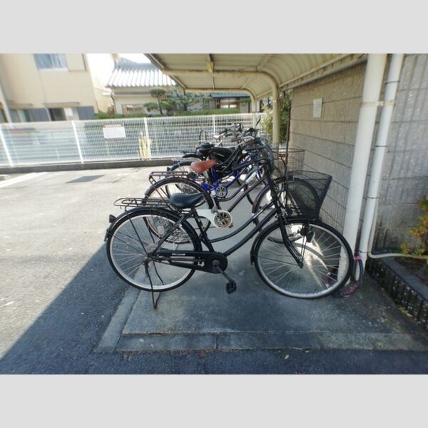 現地周辺 (駐輪場)