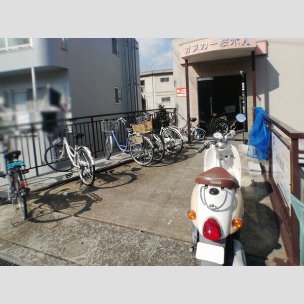 現地周辺 (駐輪場)