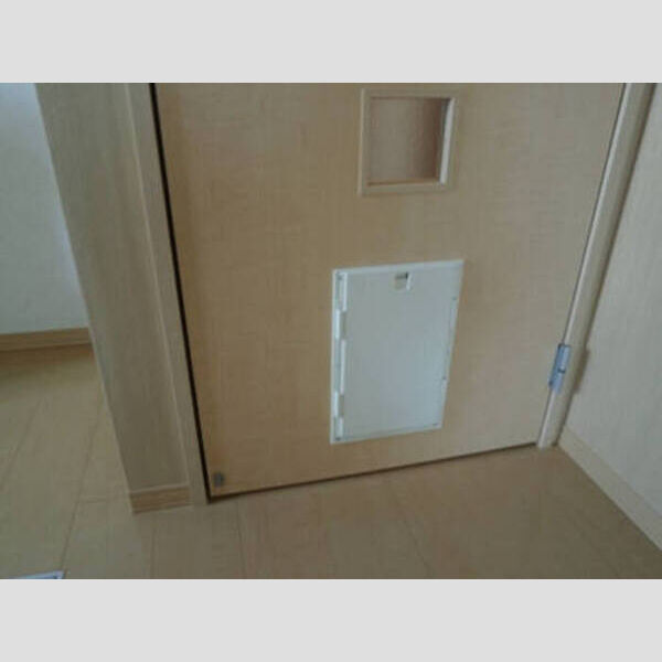 居室・リビング (LDKの扉にはペット用扉付(写真はB102号室))