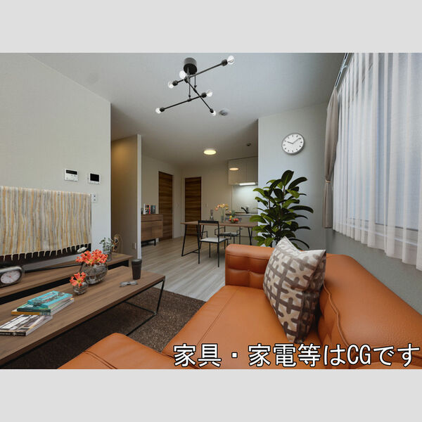 居室・リビング (家具‧家電はCGです)