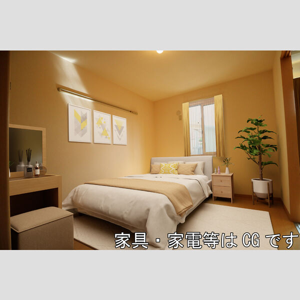 居室・リビング (家具・家電はCGです)