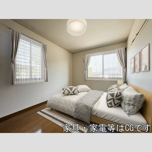 居室・リビング (家具‧家電はCGです)