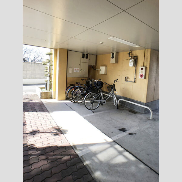 現地周辺 (駐輪場)