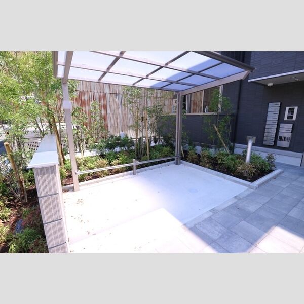 現地周辺 (駐輪場)