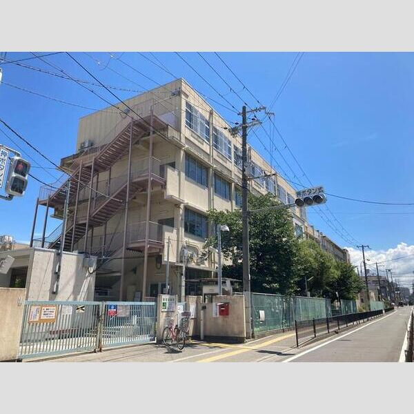 現地周辺 (三国ケ丘小学校)