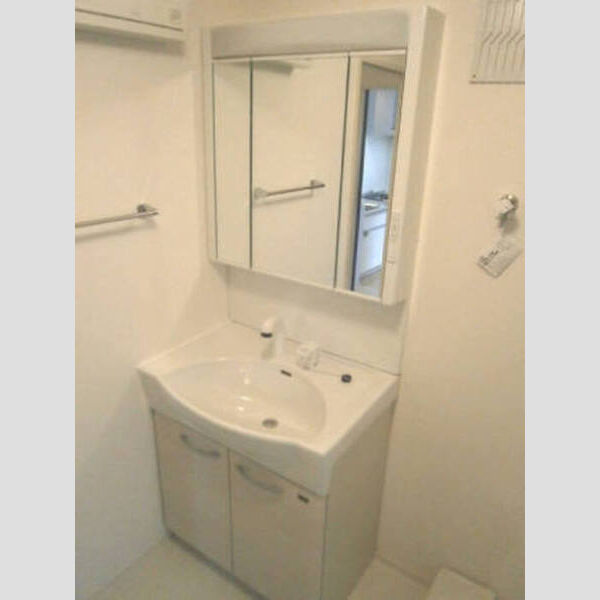 収納 (三面鏡!洗髪洗面化粧台♪鏡の裏はすべて収納スペースに♪)