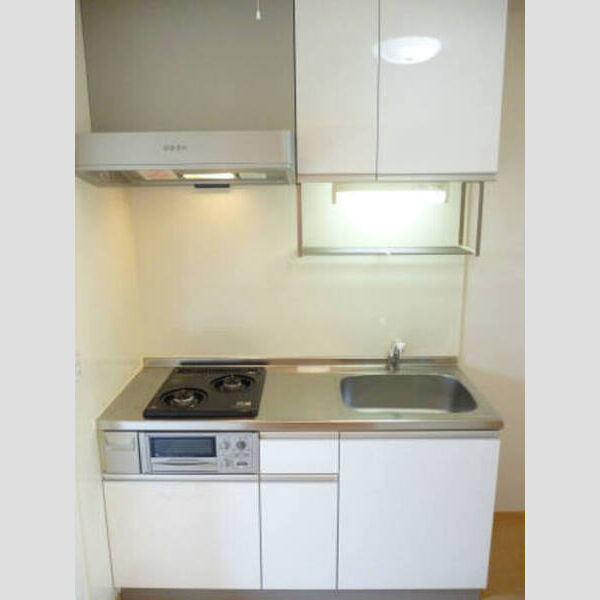 キッチン (キッチンの雰囲気。2口コンロ(グリル付)あり♪)