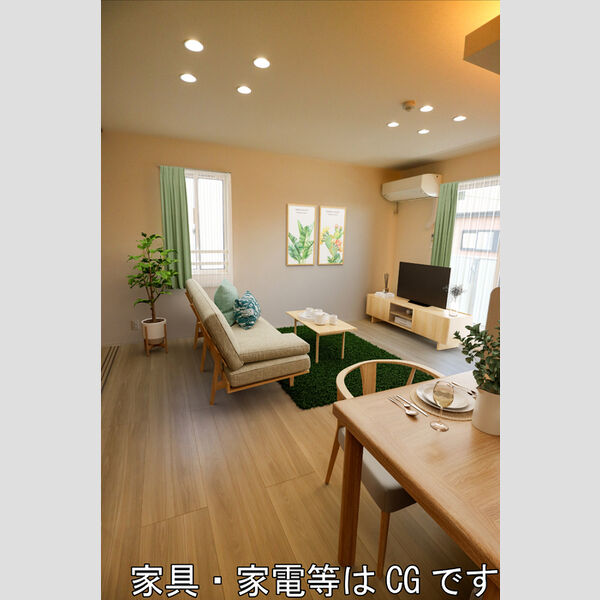 居室・リビング (家具家電等はCGです。)