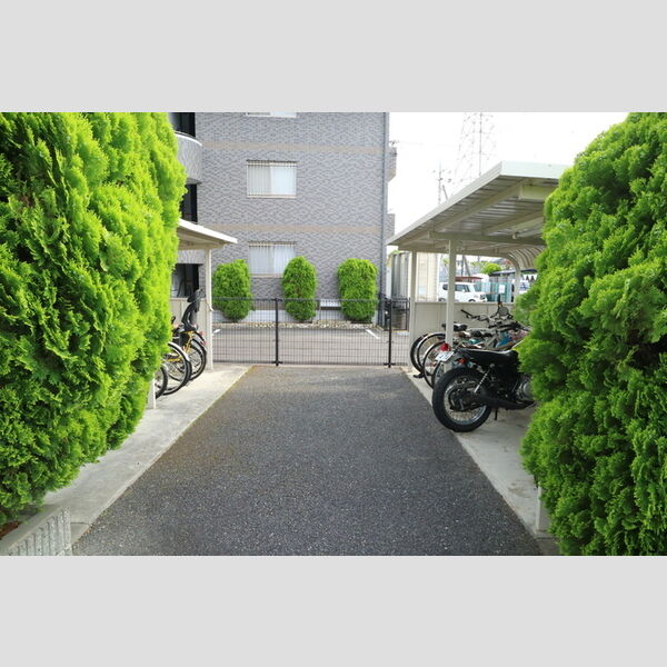 現地周辺 (駐輪場)