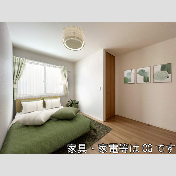 居室・リビング (家具/家電はCGです)