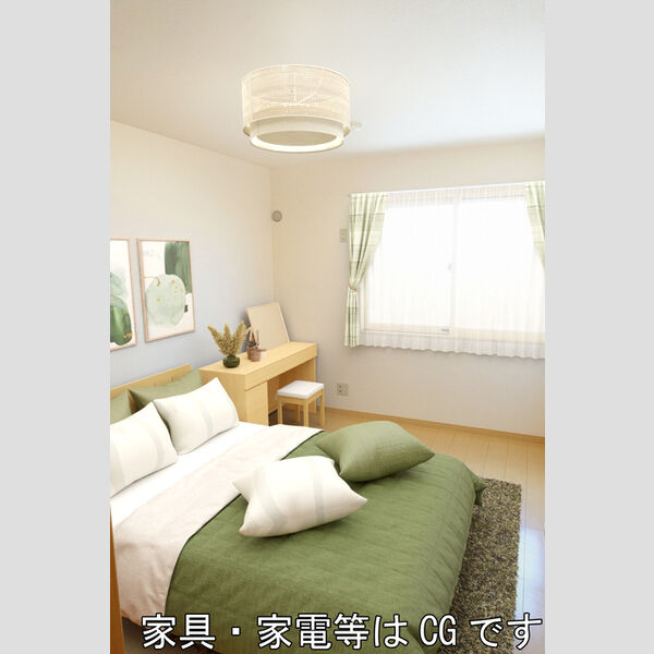 居室・リビング (家具/家電はCGです)