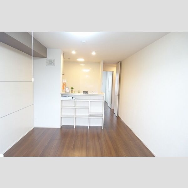 居室・リビング (リビング～カウンターキッチン・LED照明)