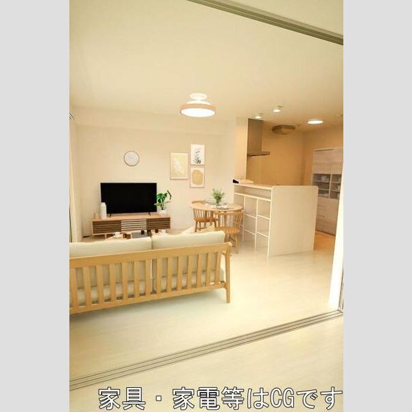 居室・リビング (LDK　※イメージ図です・家具は配置しません)