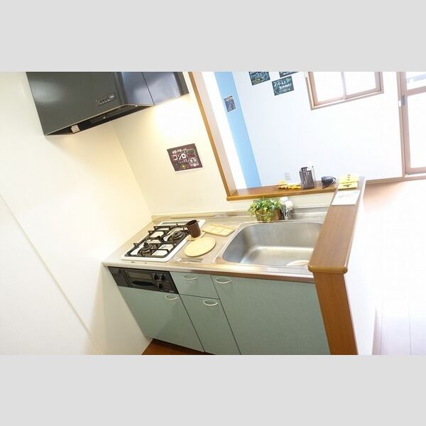 キッチン (2口コンロ対面キッチン)