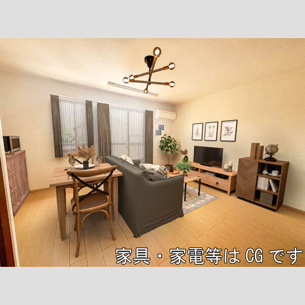 居室・リビング (LDK　※イメージ図です・家具は配置しません)