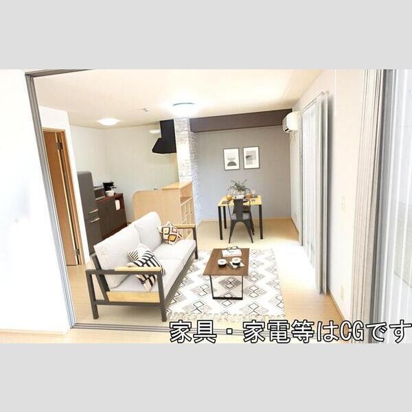 居室・リビング (リビング　※イメージ図です・家具は配置しません)