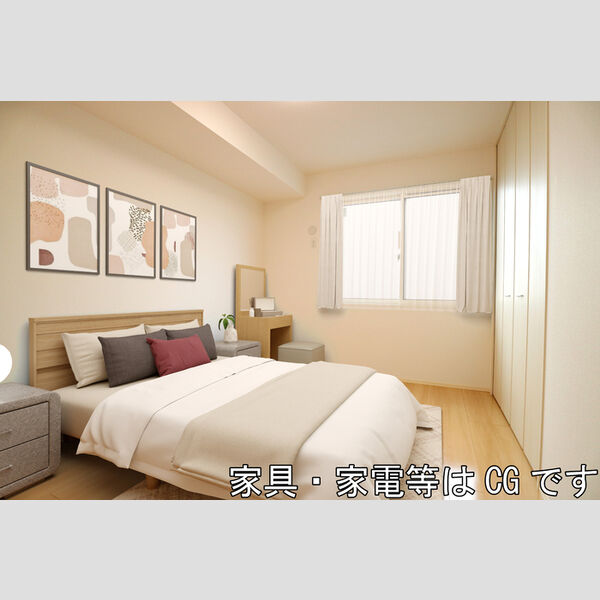 居室・リビング (家具‧家電はCGです)