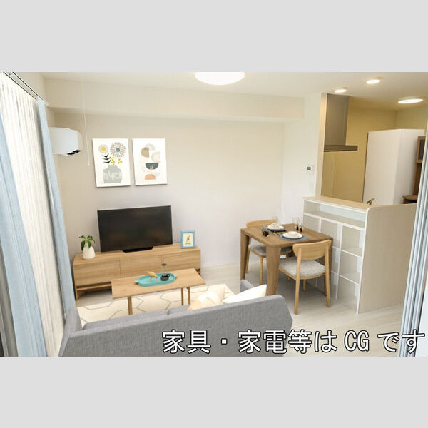 居室・リビング (リビング　※イメージ図です・家具は配置しません)
