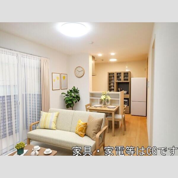 居室・リビング (LDK　※イメージ図です・家具は配置しません)