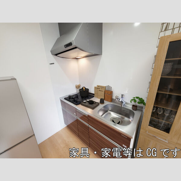 居室・リビング (家具・家電等はCGです)