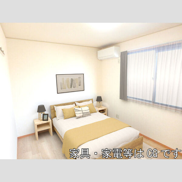 居室・リビング (家具‧家電はCGです)