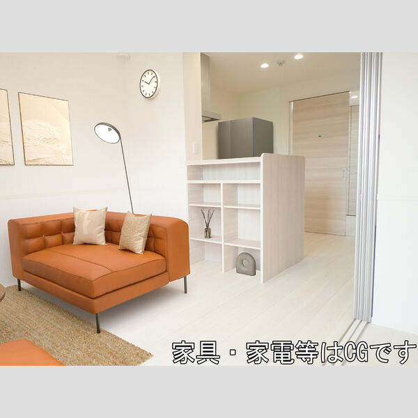 居室・リビング (家具‧家電はCGです)