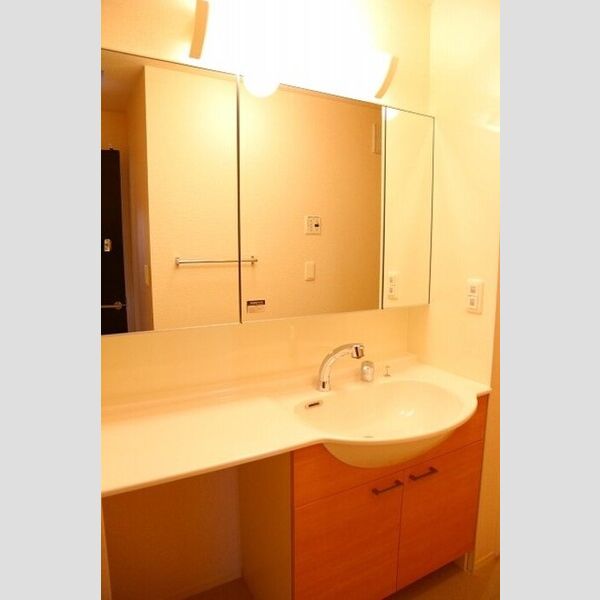 洗面所 (ドレッサータイプの洗髪洗面化粧台です☆)