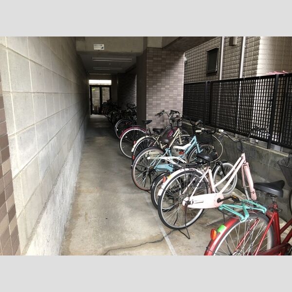 現地周辺 (駐輪場)