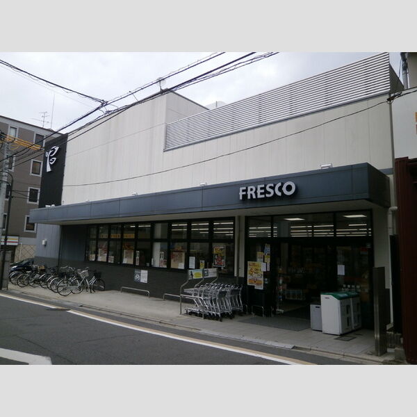 現地周辺 (フレスコ墨染店 673m)