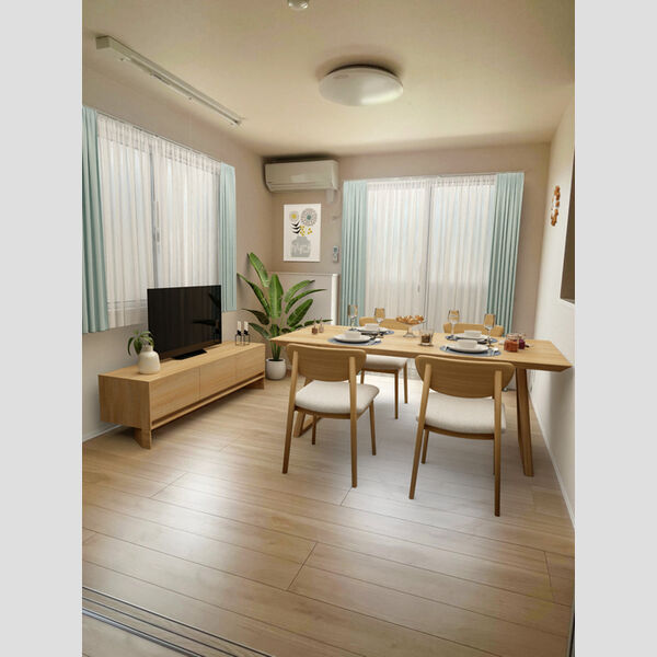 居室・リビング (※内観画像の家具はCGです。部屋には付随しません。)