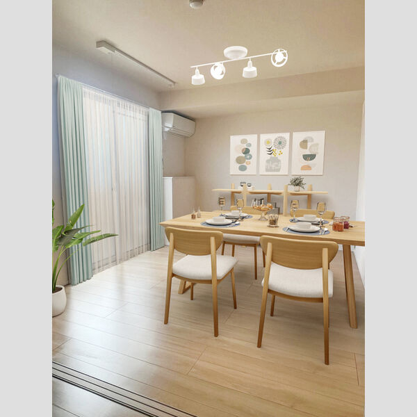 居室・リビング (※内観画像の家具はCGです。部屋には付随しません。)