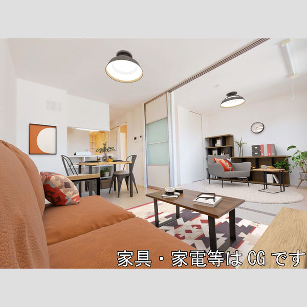 居室・リビング (家具‧家電はCGです)