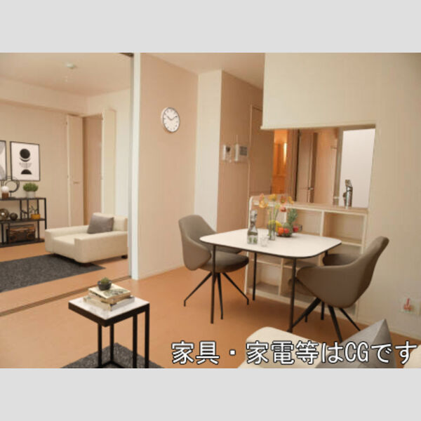 居室・リビング (家具‧家電はCGです)